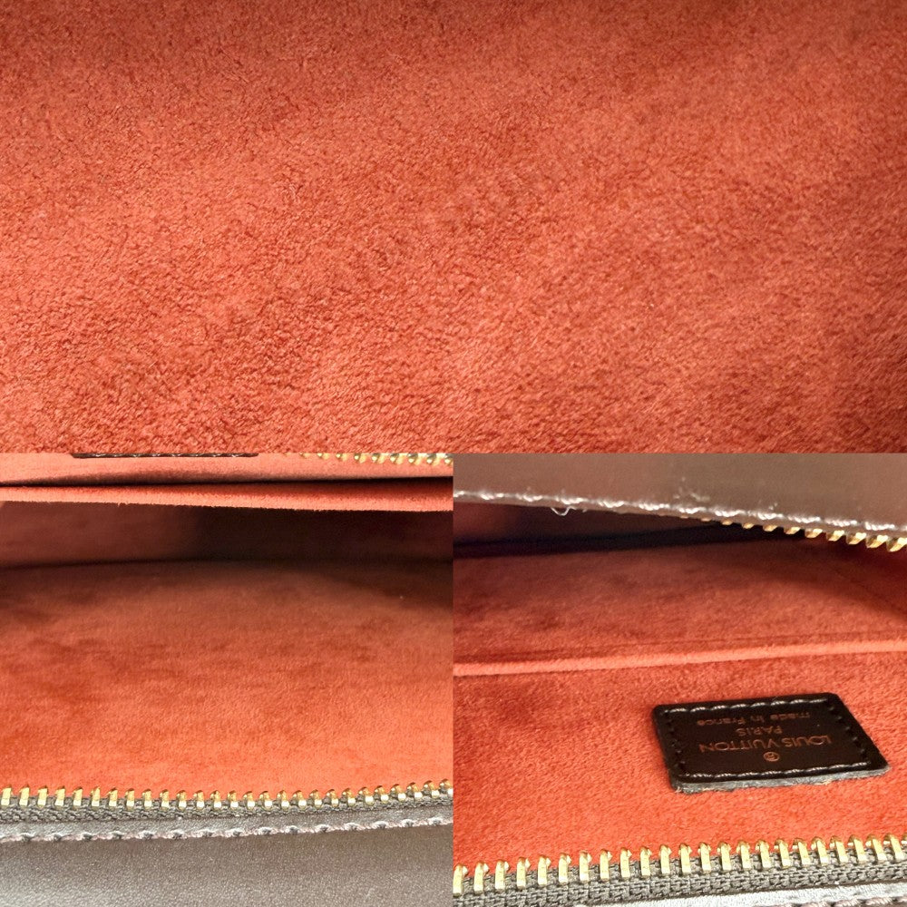 LOUIS VUITTON ルイヴィトン トートバッグ ダミエ ヴェニスGM ハンドバッグ N51146 ブラウン 茶 ゴールド金具 レディース【中古品】