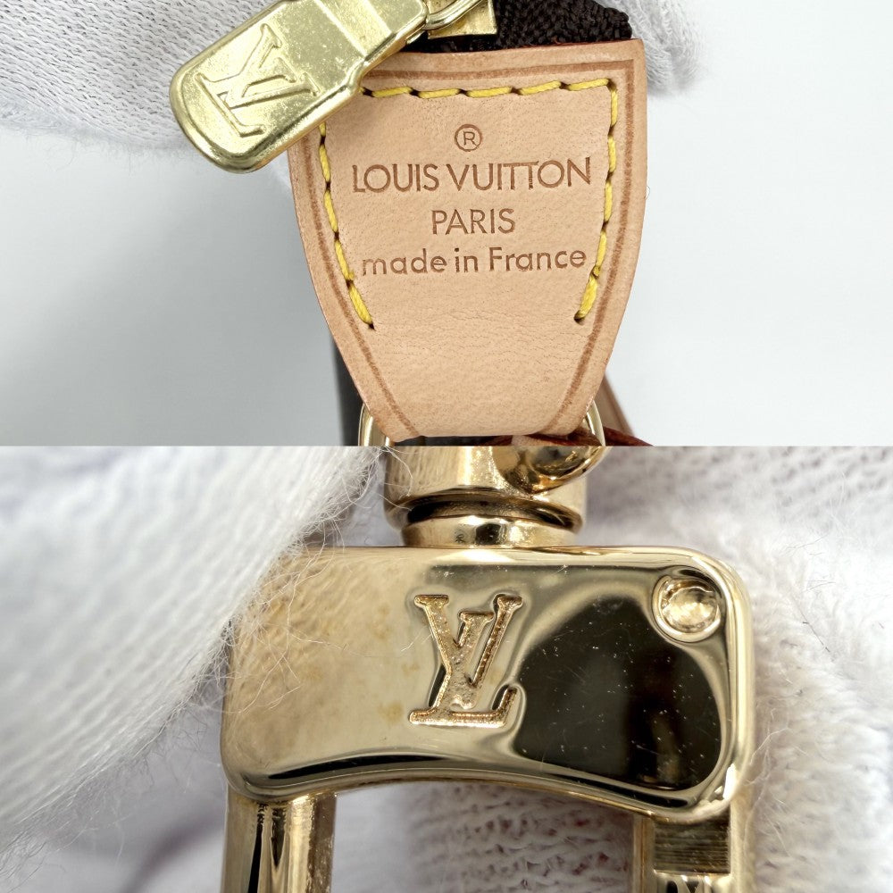LOUIS VUITTON ルイヴィトン ハンドバッグ ポシェット アクセソワール アクセサリーポーチ M51980 モノグラムキャンバス ブラウン 茶 ゴールド金具 レディース【中古品】