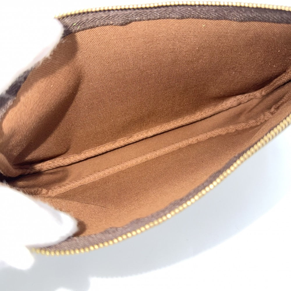 LOUIS VUITTON ルイヴィトン ハンドバッグ ポシェット アクセソワール アクセサリーポーチ M51980 モノグラムキャンバス ブラウン 茶 ゴールド金具 レディース【中古品】