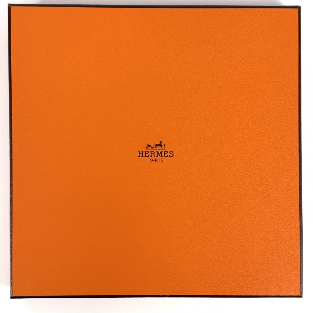 HERMES エルメス スカーフ カレ90 TEA FOR TWO ティー・フォー・トゥー 大判 ファッションアイテム シルク オレンジ マルチカラー レディース【中古品】