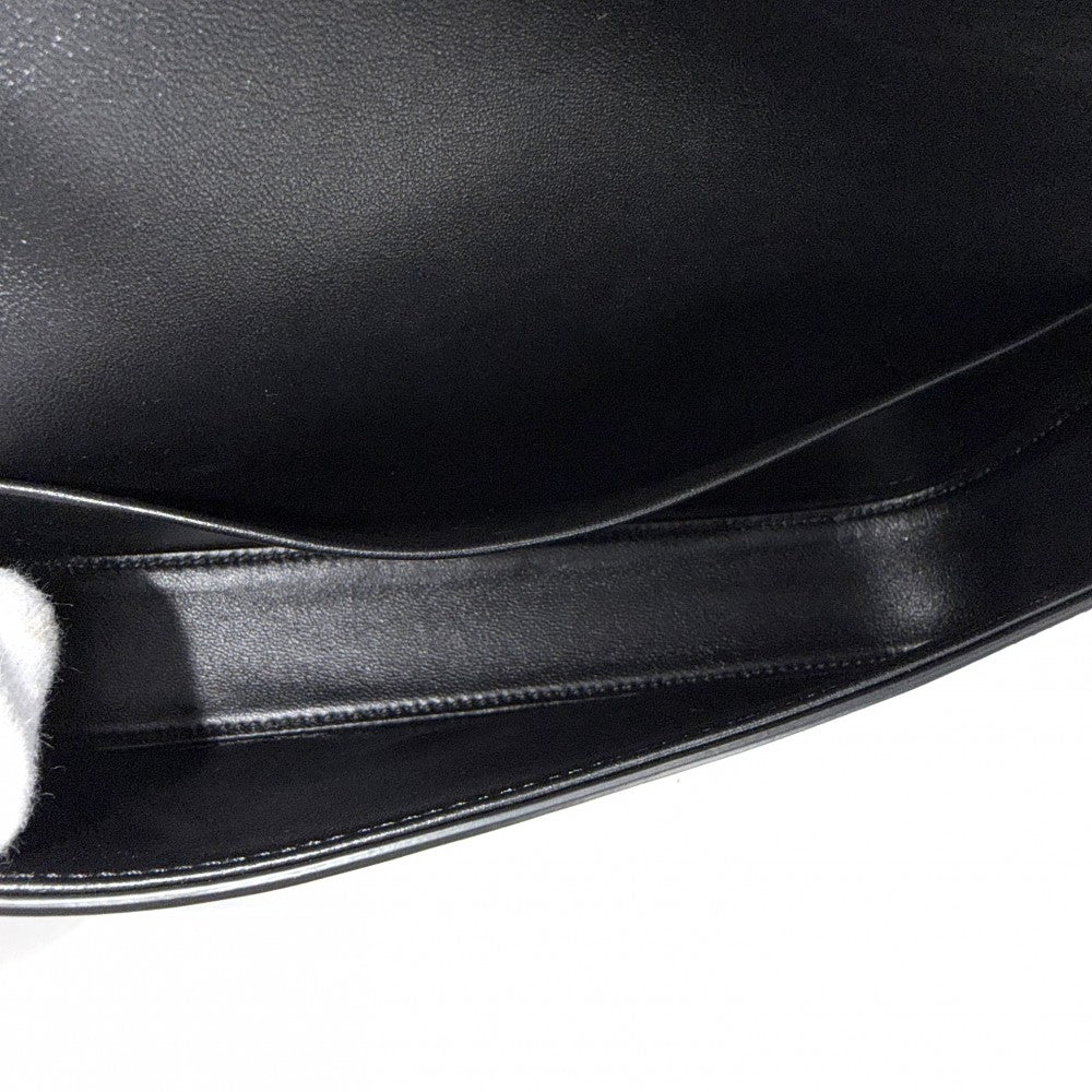 CELINE セリーヌ ショルダーバッグ トリオンフ クロード ミニバッグ レザー ブラック 黒 ゴールド金具 レディース【中古品】