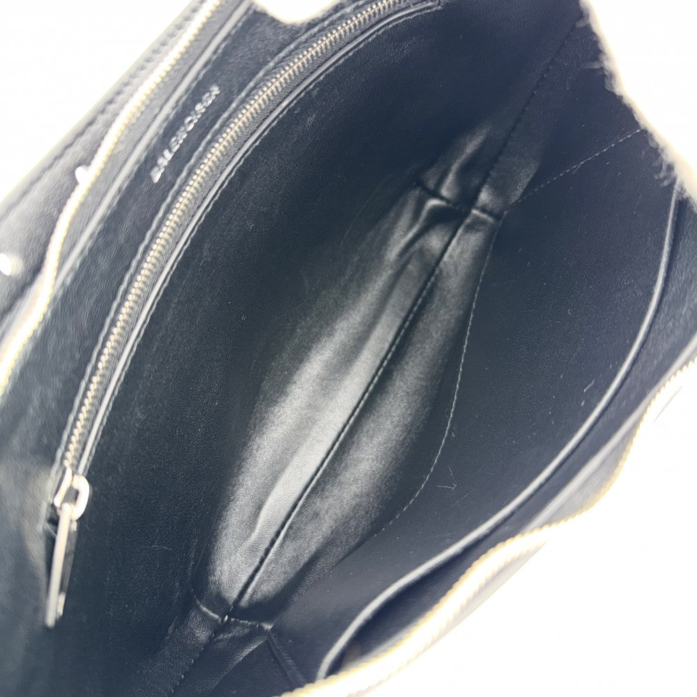 BALENCIAGA バレンシアガ ショルダーバッグ メアリー ケイト MARY KATE 771733 レザー ブラック 黒 シルバー金具 メンズ【中古品】