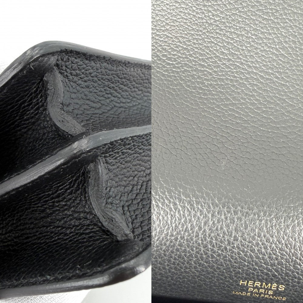 HERMES エルメス ショルダーバッグ サックロウリス　ミニ B刻印 レザー ブラック 黒 ゴールド金具 レディース 2023年【中古品】