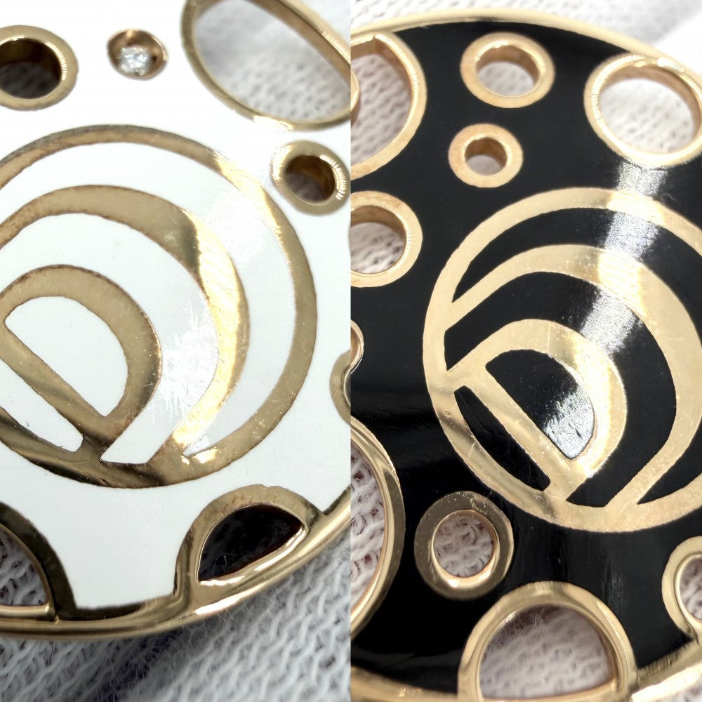 Damiani ダミアーニ ネックレス ダミアニッシマ サークル ジュエリー アクセサリー 18金PG Au750 K18ピンクゴールド ダイヤモンド レディース 約10.2g【中古品】
