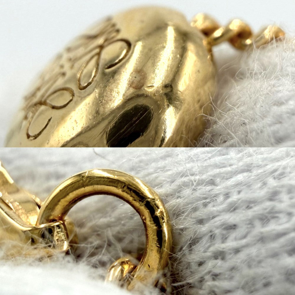 LOEWE ロエベ ブレスレット アナグラム ぺブル アクセサリー ジュエリー シルバー925 JANB240X06 ゴールド ユニセックス 約4.2g【中古品】