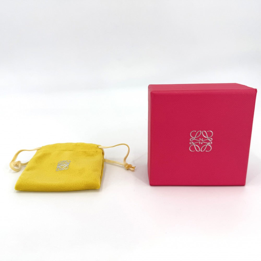 LOEWE ロエベ ブレスレット アナグラム ぺブル アクセサリー ジュエリー シルバー925 JANB240X06 ゴールド ユニセックス 約4.2g【中古品】