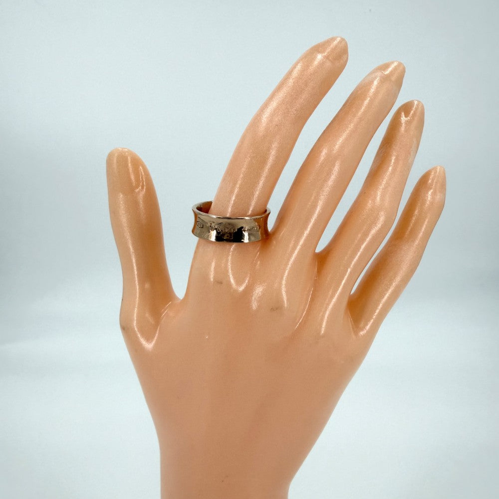 TIFFANY&Co. ティファニー 指輪 1837 リング ジュエリー アクセサリー ルベド メタル 約15号 ピンクゴールドカラー レディース 約6.0g【中古品】