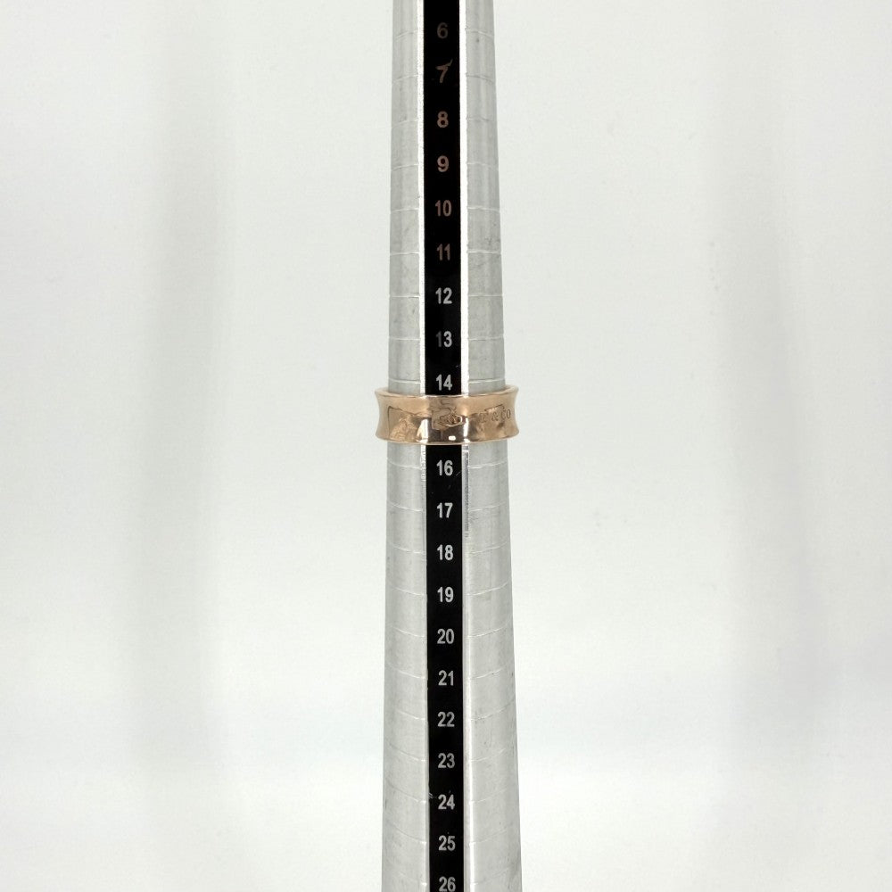 TIFFANY&Co. ティファニー 指輪 1837 リング ジュエリー アクセサリー ルベド メタル 約15号 ピンクゴールドカラー レディース 約6.0g【中古品】