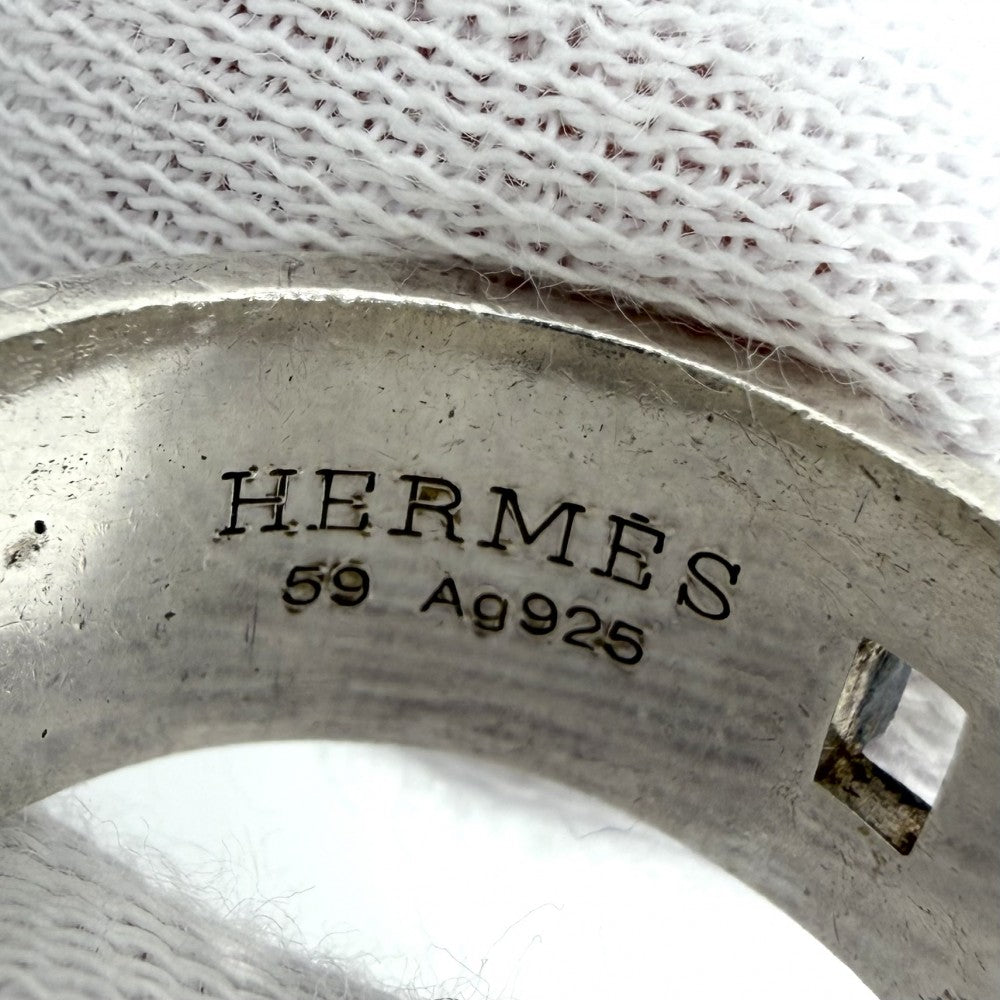 HERMES エルメス 指輪 ヘラクレス リング アクセサリー ジュエリー ヴィンテージ 59サイズ シルバー925 約17号 ユニセックス 約11.7g【中古品】