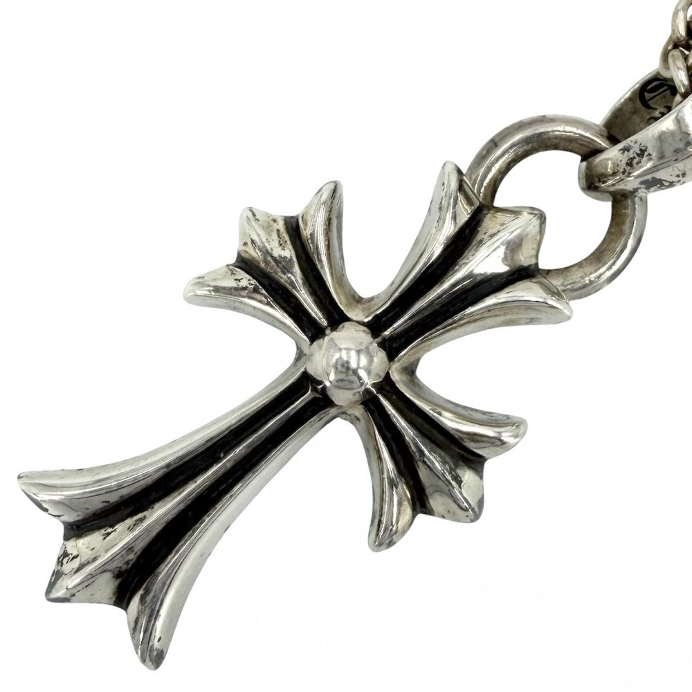 CHROME HEARTS クロムハーツ ネックレス クロス ペンダントトップ チェーン CHクロスペンダント ジュエリー アクセサリー シルバー925 メンズ 約23.9（トップ）/22.9（チェーン）g【中古品】