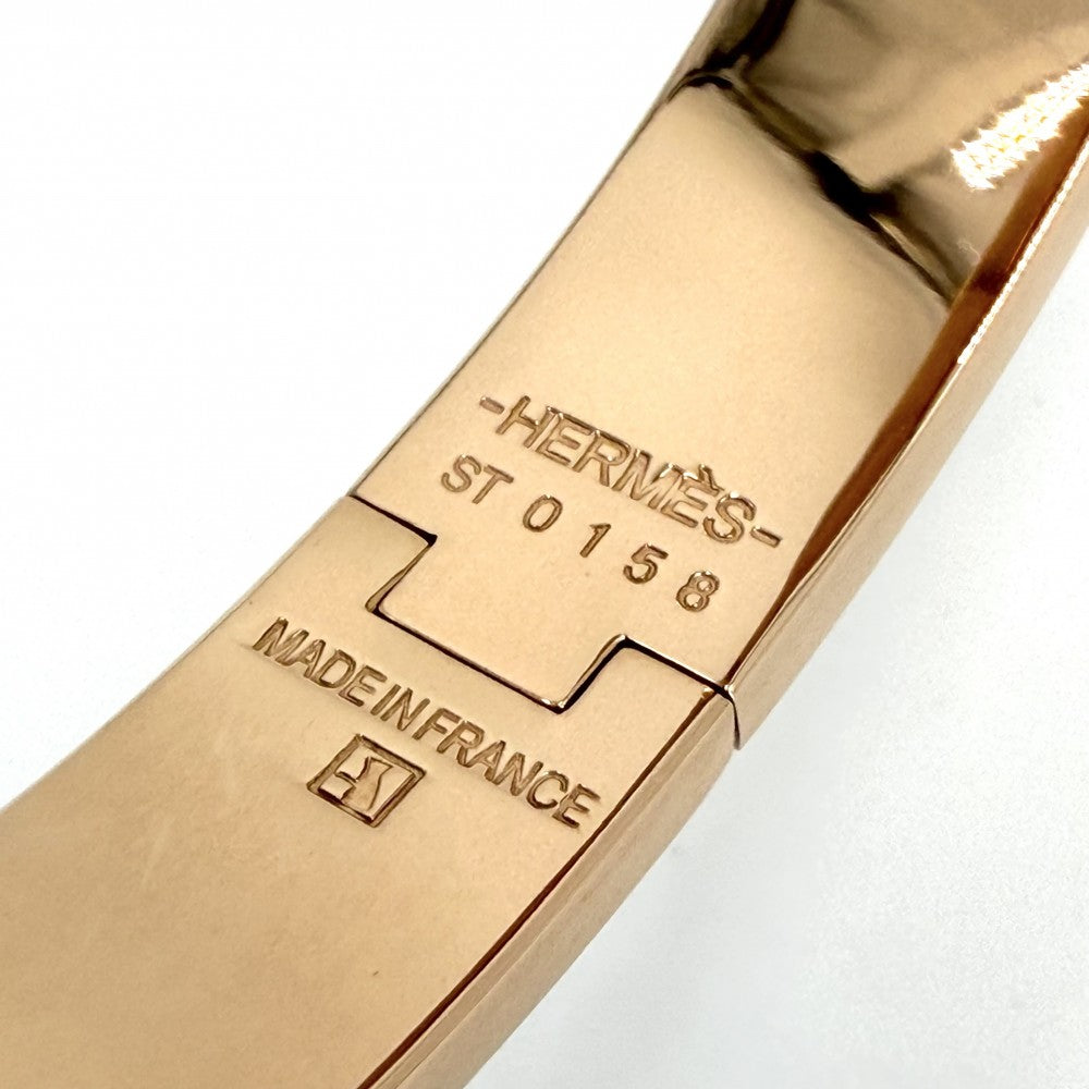 HERMES エルメス バングル クリックH PM ブレスレット アクセサリー 小物 パープル 紫
 ピンクゴールド レディース 約39.6g【中古品】