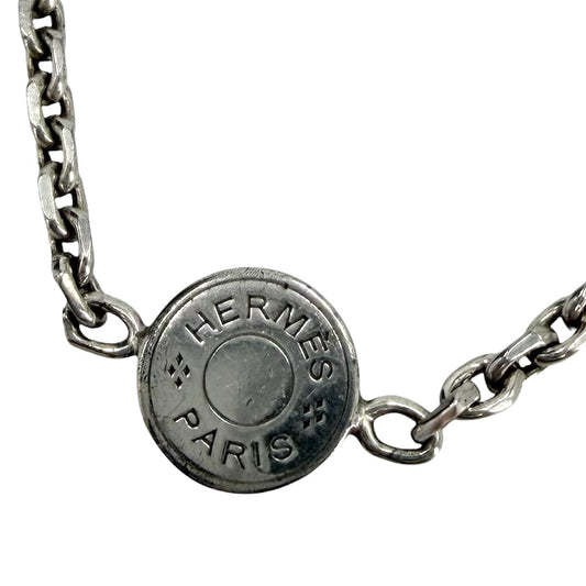 HERMES エルメス ネックレス ミニセリエ ペンダント ジュエリー アクセサリー シルバー925 レディース 約4.9g【中古品】