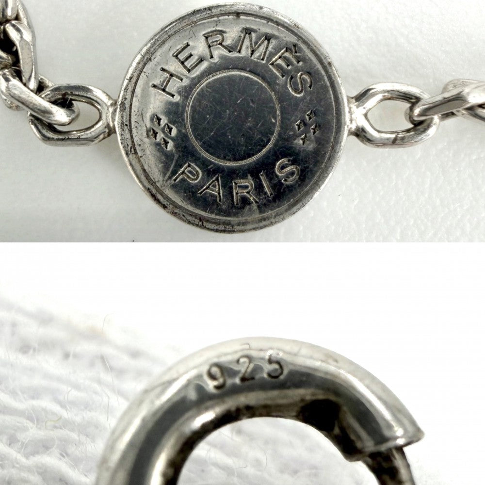HERMES エルメス ネックレス ミニセリエ ペンダント ジュエリー アクセサリー シルバー925 レディース 約4.9g【中古品】