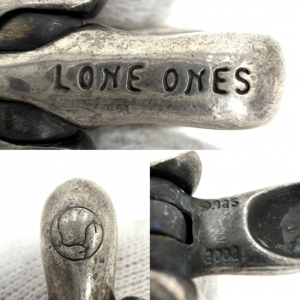 LONE ONES ロンワンズ ブレスレット ディープタッチーズ ジュエリー アクセサリー シルバー925 メンズ 約76.0g【中古品】