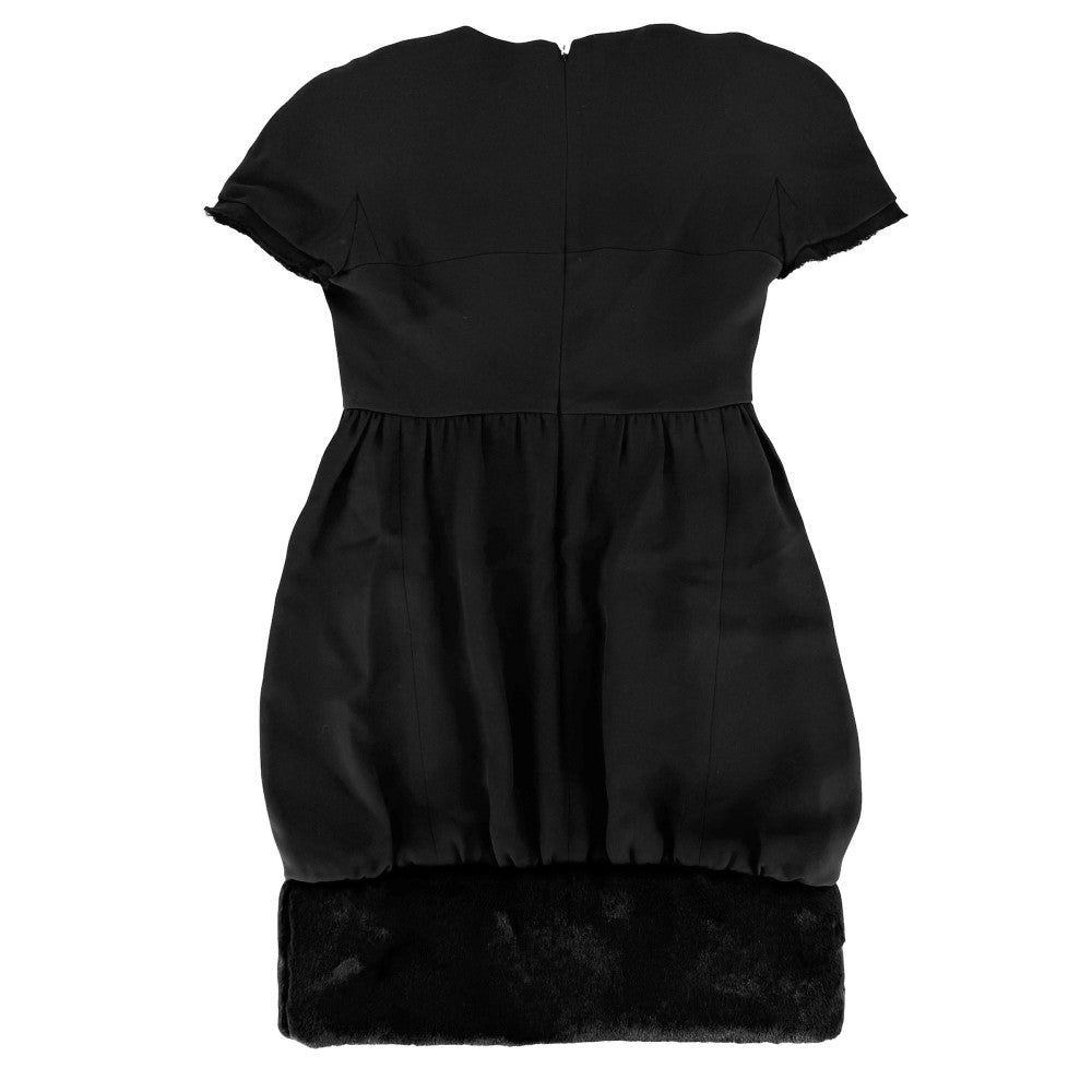 CHANEL シャネル ワンピース 半袖 アパレル 服 36 ブラック 黒 オールシーズン シルク レディース【中古品】