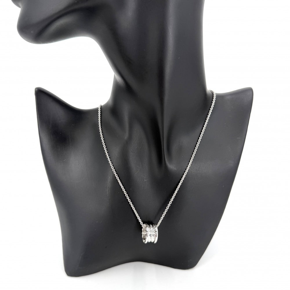 BVLGARI ブルガリ ネックレス ビーゼロワン セーブ・ザ・チルドレン ジュエリー アクセサリー シルバー925 ユニセックス 約10.5g【中古品】