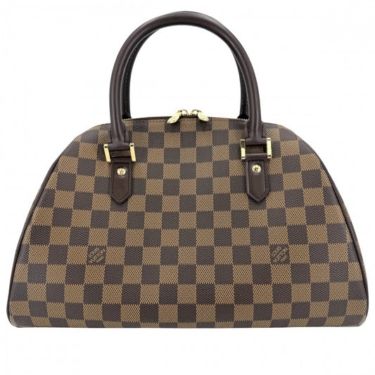 LOUIS VUITTON ルイヴィトン ハンドバッグ リベラMM ミニボストンバッグ N41434 ダミエキャンバス ブラウン 茶 ゴールド金具 レディース【中古品】