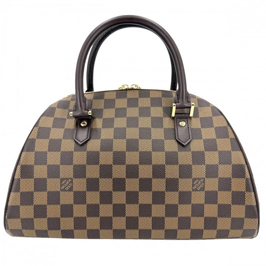 LOUIS VUITTON ルイヴィトン ハンドバッグ リベラMM ミニボストンバッグ N41434 ダミエキャンバス ブラウン 茶 ゴールド金具 レディース【中古品】