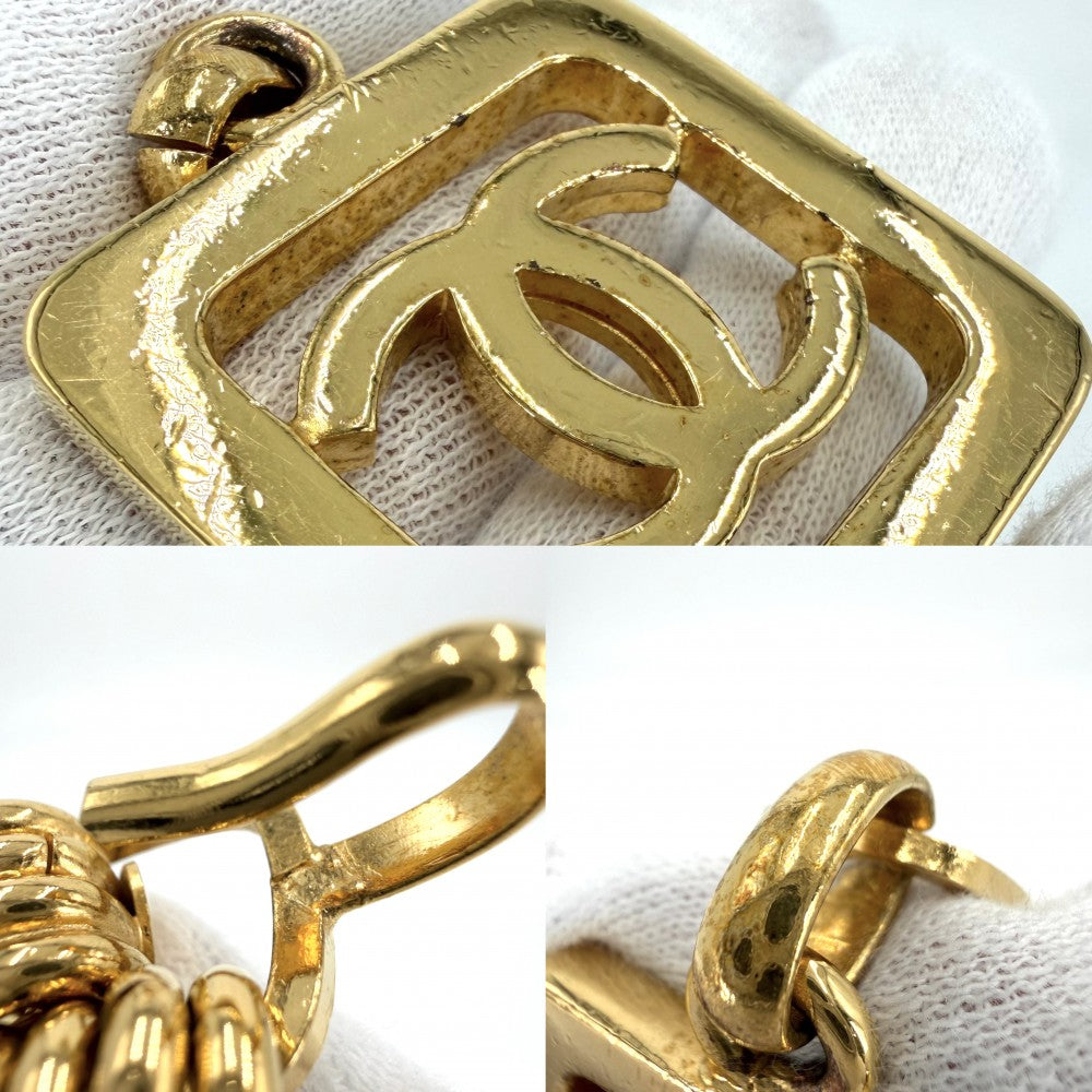 CHANEL シャネル ベルト ココマーク チェーンベルト ファッションアイテム 小物 ヴィンテージ 2 6 GP ゴールド レディース 1991年【中古品】