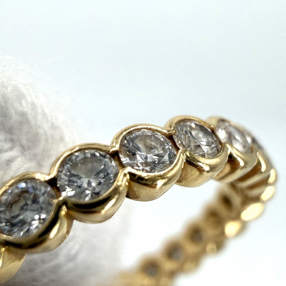 CARTIER カルティエ 指輪 ブロドリー ドゥ カルティエ ジュエリー アクセサリー 46サイズ Au750 18金YG K18イエローゴールド ダイヤモンド 約6号 レディース 約2.0g【中古品】