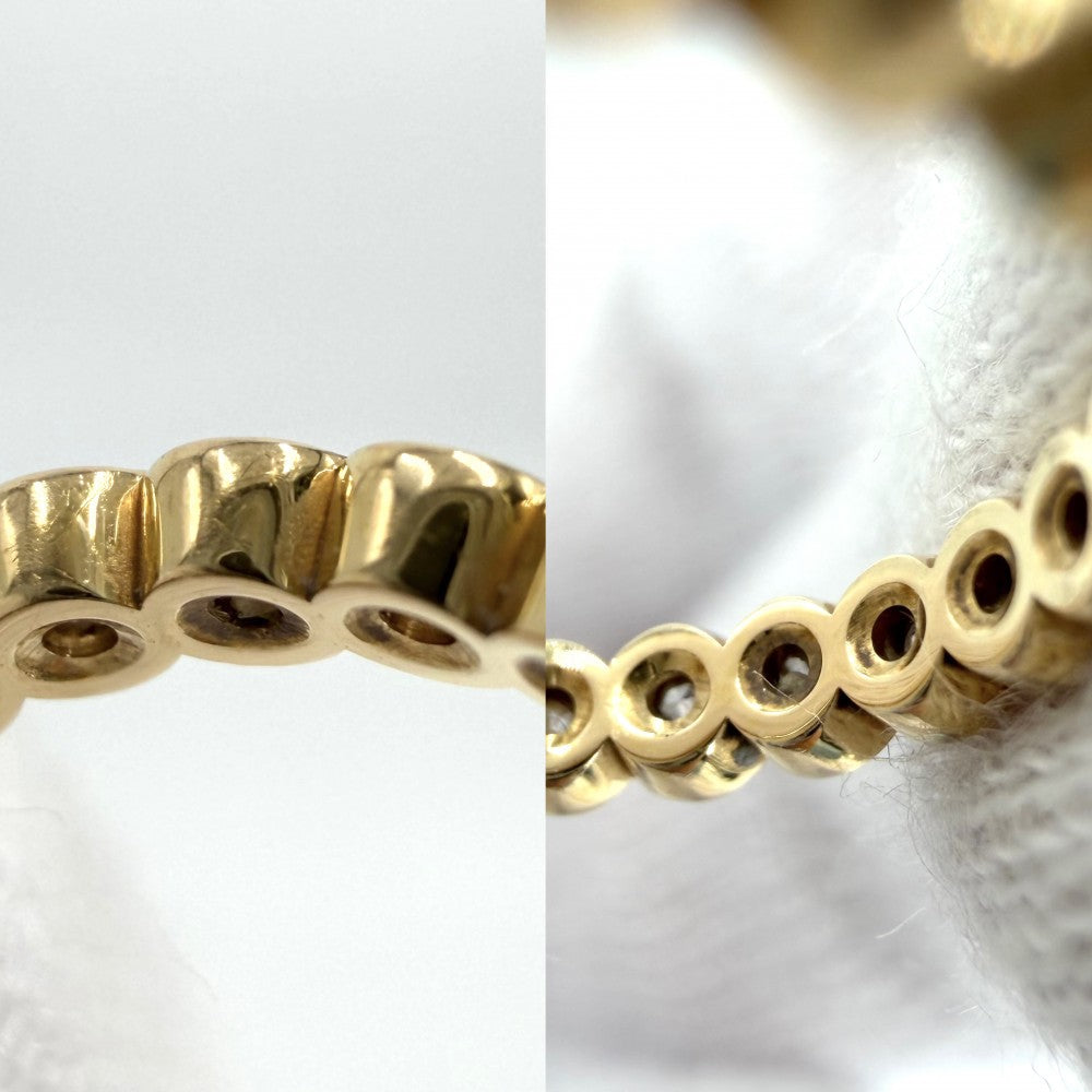 CARTIER カルティエ 指輪 ブロドリー ドゥ カルティエ ジュエリー アクセサリー 46サイズ Au750 18金YG K18イエローゴールド ダイヤモンド 約6号 レディース 約2.0g【中古品】