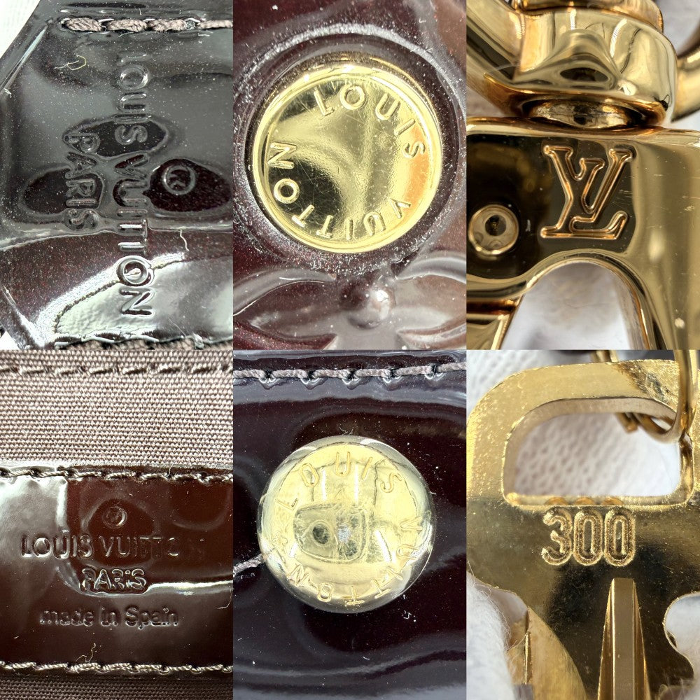 LOUIS VUITTON ルイヴィトン 2WAY モンテーニュBB ハンドバッグ ショルダーバッグ 紫 パープル M50403 モノグラムヴェルニ アマラント ゴールド金具 レディース【中古品】