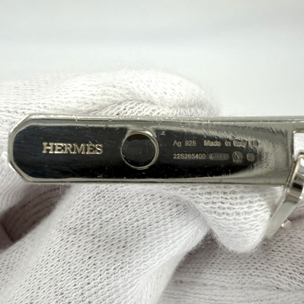 HERMES エルメス ブレスレット チェーン ケリーシェーヌシンプルトゥール アクセサリー ジュエリー 19サイズ シルバー925 メンズ 約26.3g【中古品】