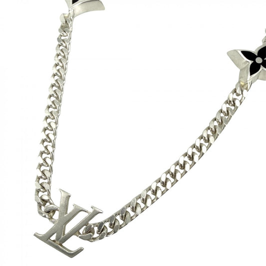 LOUIS VUITTON ルイヴィトン ネックレス LV スパイクチャーム アクセサリー メンズ レディース シルバー925 M01717 ユニセックス 約24.2g【中古品】