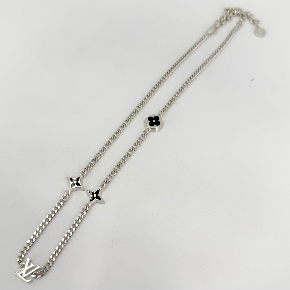 LOUIS VUITTON ルイヴィトン ネックレス LV スパイクチャーム アクセサリー メンズ レディース シルバー925 M01717 ユニセックス 約24.2g【中古品】