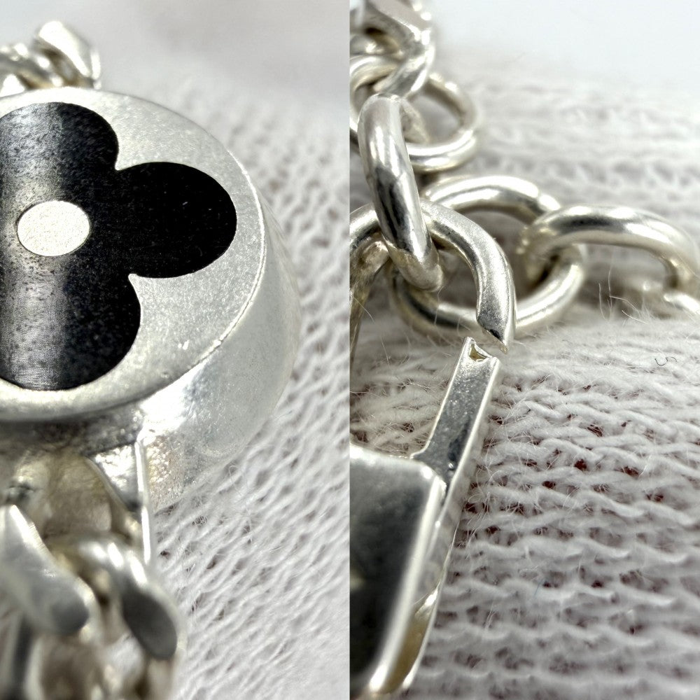 LOUIS VUITTON ルイヴィトン ネックレス LV スパイクチャーム アクセサリー メンズ レディース シルバー925 M01717 ユニセックス 約24.2g【中古品】