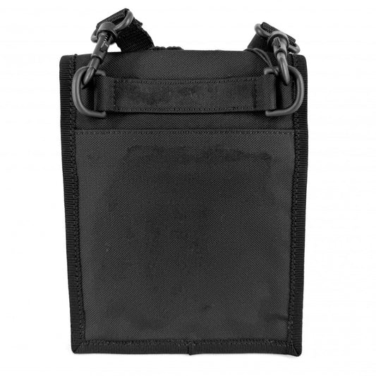 BALENCIAGA バレンシアガ ショルダーバッグ エクスプローラースモールポーチ サコッシュ 小さめ アップリケ ワッペン 655982 レザー ブラック 黒 ブラック金具 メンズ【中古品】