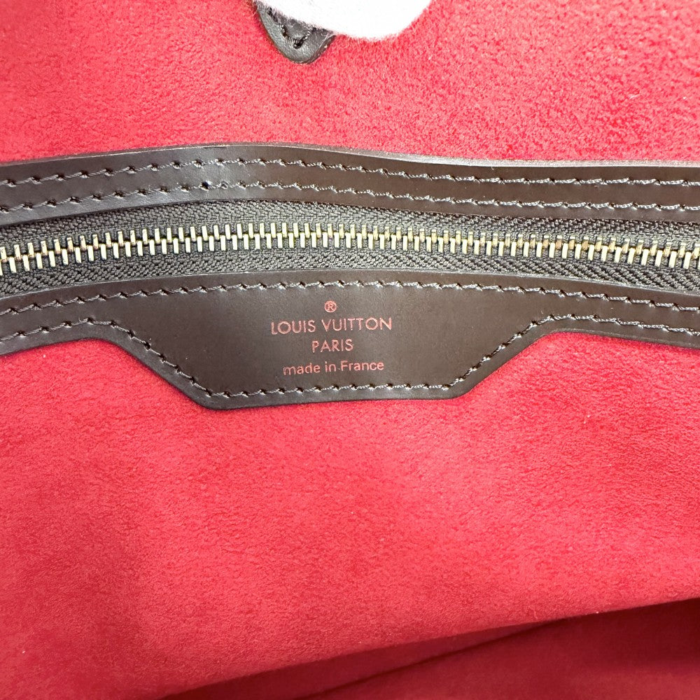 LOUIS VUITTON ルイヴィトン トートバッグ ハムステッドMM ハンドバッグ N51204 ダミエキャンバス ブラウン 茶 ゴールド金具 レディース【中古品】