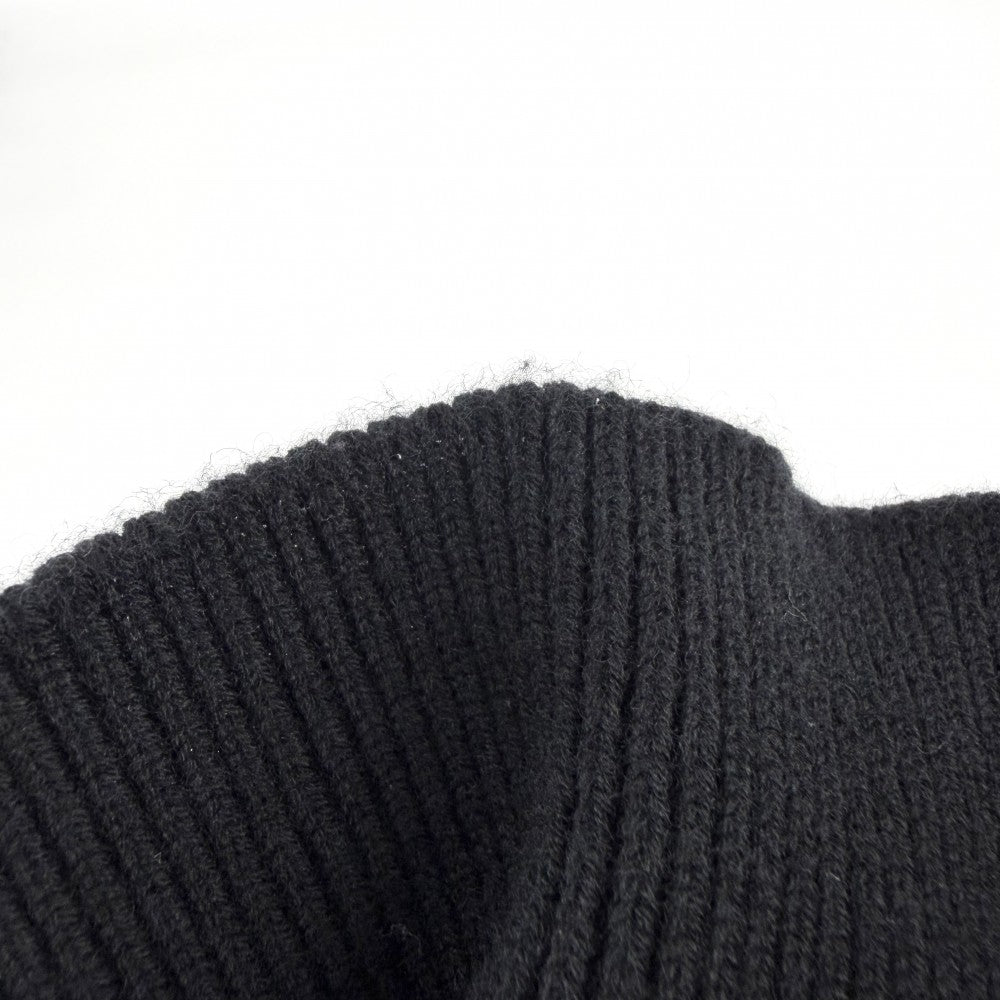 HERMES エルメス ワンピース Hロゴ ニット 半袖 アパレル 服 34 ブラック 黒 春 夏 ウール レディース【中古品】