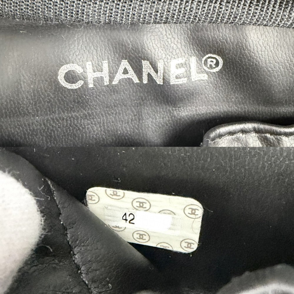 CHANEL シャネル ポーチ 化粧ポーチ メイクポーチ ビコローレ バニティバッグ A01618 レザー ブラック 黒 ゴールド金具 レディース【中古品】