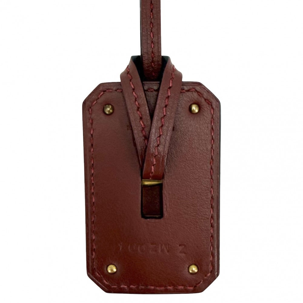 HERMES エルメス ネックレス オーケリーGM ペンダント アクセサリー ロングネックレス レザー Z刻印 ブラウン系 ゴールド金具 レディース 2021年【中古品】