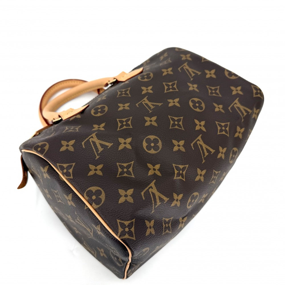 LOUIS VUITTON ルイヴィトン ハンドバッグ モノグラム スピーディ25 ミニボストンバッグ Speedy25 M41109 ブラウン 茶 ゴールド金具 レディース【中古品】