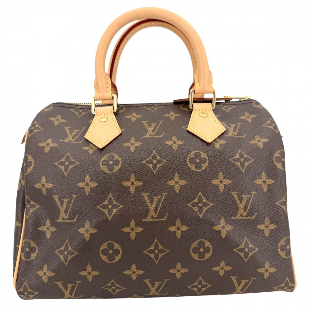 LOUIS VUITTON ルイヴィトン ハンドバッグ モノグラム スピーディ25 ミニボストンバッグ Speedy25 M41109 ブラウン 茶 ゴールド金具 レディース【中古品】