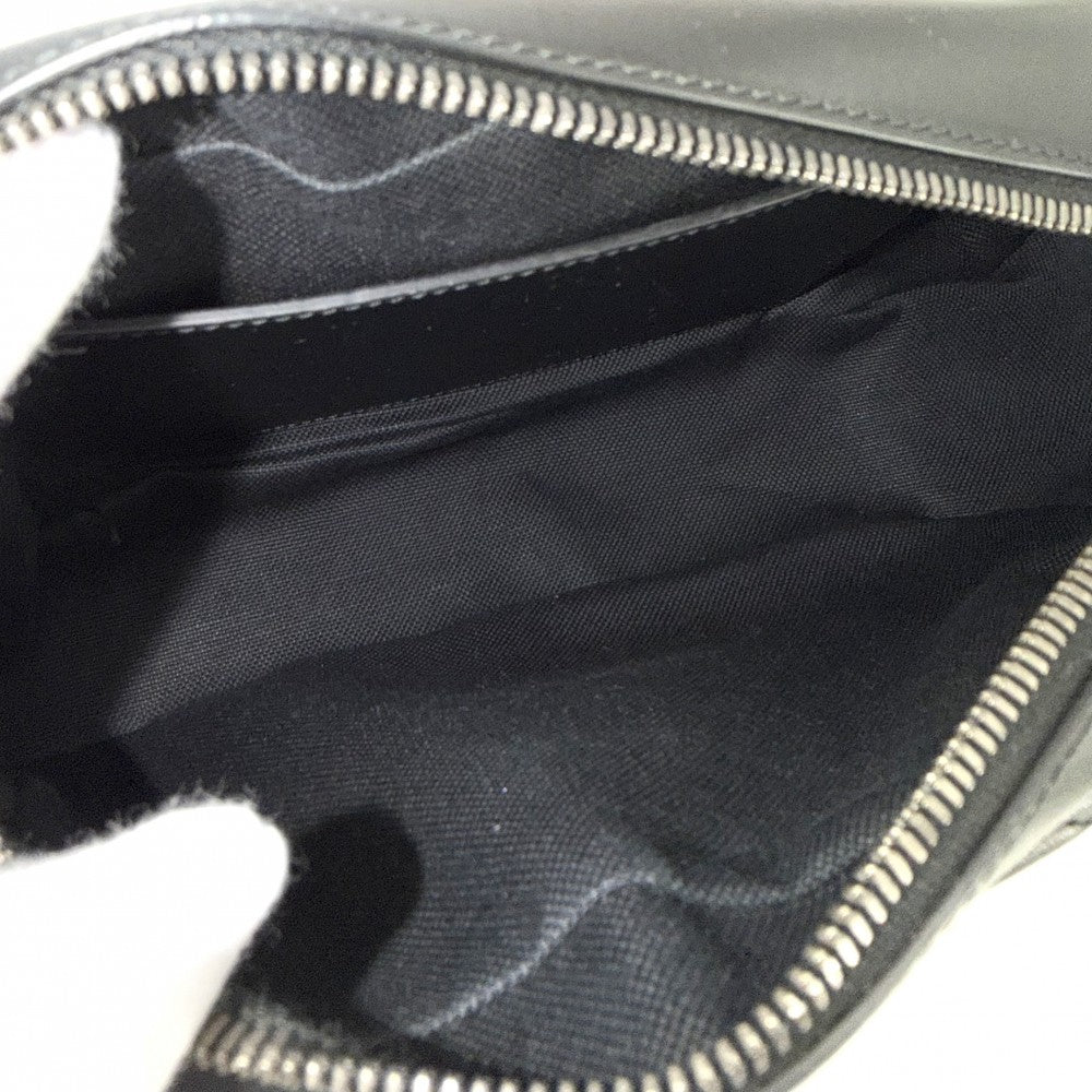GUCCI グッチ ショルダーバッグ GGマーモント スモール カメラバッグ キルティング 447632 レザー ブラック 黒 ブラック金具 レディース【中古品】
