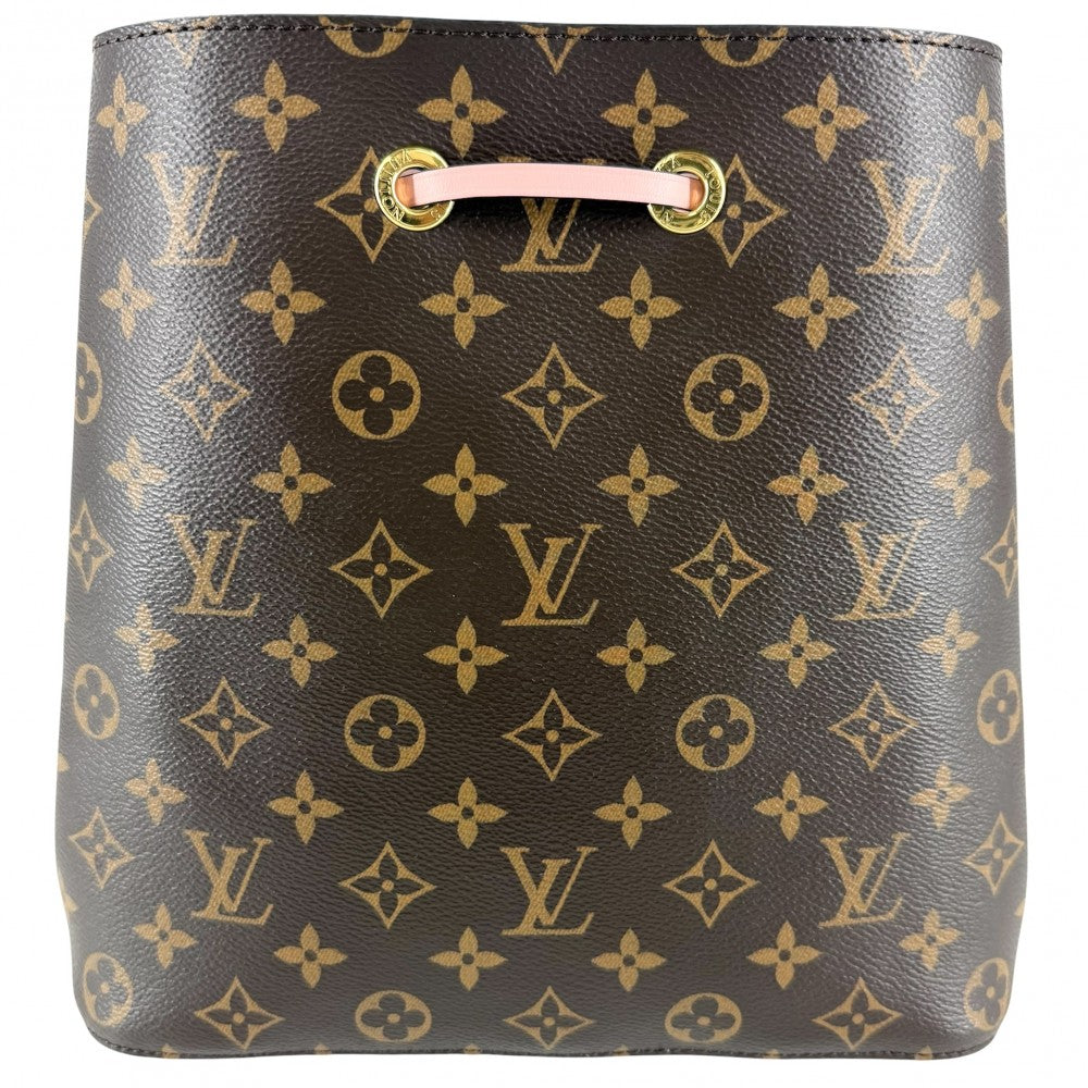 LOUIS VUITTON ルイヴィトン ショルダーバッグ ネオノエ ブラウン 茶 ピンク N40198 モノグラムキャンバス ヴィーナス ゴールド金具 レディース【中古品】
