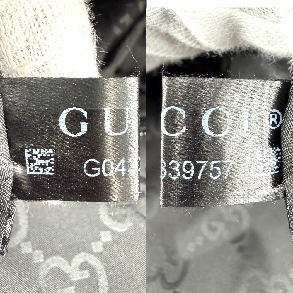 GUCCI グッチ トートバッグ シェリーライン ハンドバッグ 802172 ナイロン ブラック 黒 シルバー金具 メンズ【中古品】