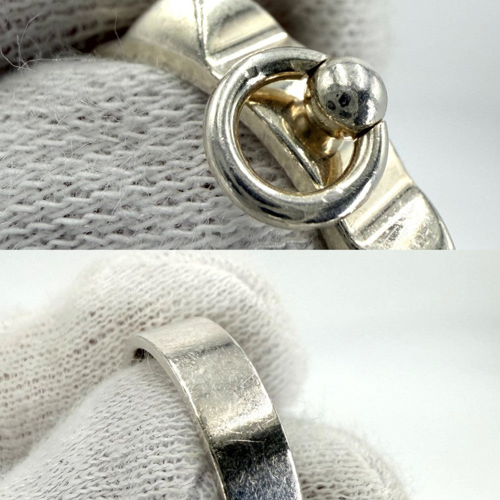 HERMES エルメス 指輪 コリエドシアンリング アクセサリー ジュエリー 小物 57サイズ シルバー925 約16.5号 シルバー レディース 約4.9g【中古品】