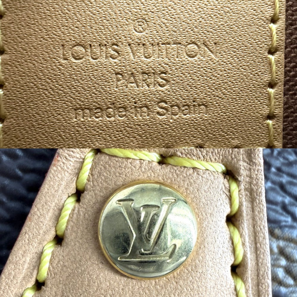 LOUIS VUITTON ルイヴィトン 2WAY プティット・サックプラ ハンドバッグ ショルダーバッグ ブラウン M81925 モノグラムキャンバス ゴールド金具 レディース【中古品】