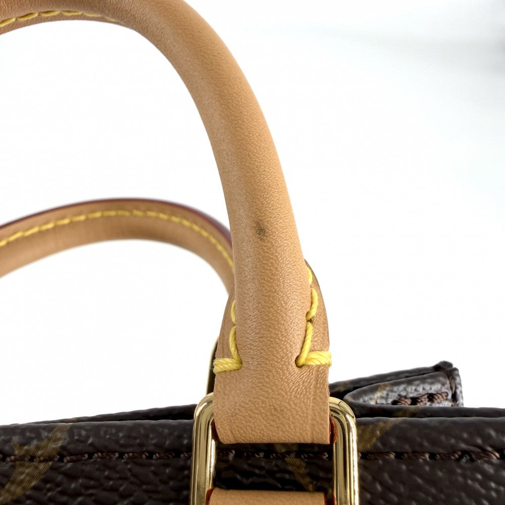 LOUIS VUITTON ルイヴィトン 2WAY プティット・サックプラ ハンドバッグ ショルダーバッグ ブラウン M81925 モノグラムキャンバス ゴールド金具 レディース【中古品】