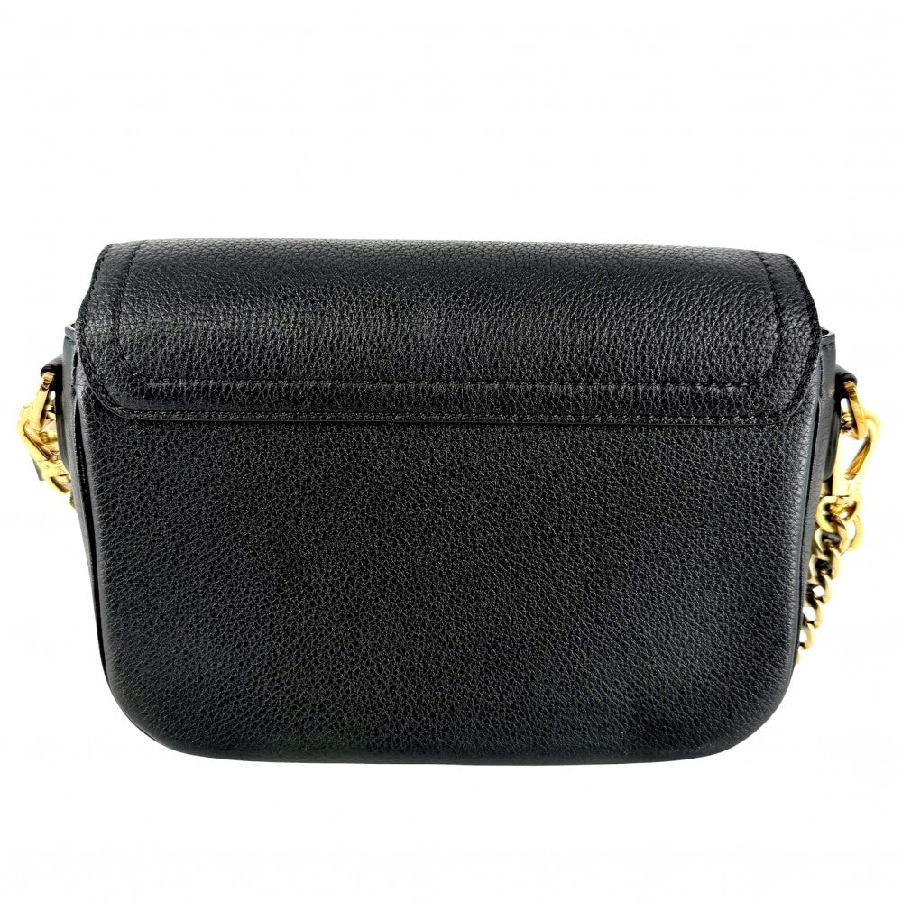 LOUIS VUITTON ルイヴィトン 2WAY ロックミーテンダー ハンドバッグ ショルダーバッグ LVターンロック M58557 レザー ブラック 黒 アイボリー ゴールド金具 レディース【中古品】
