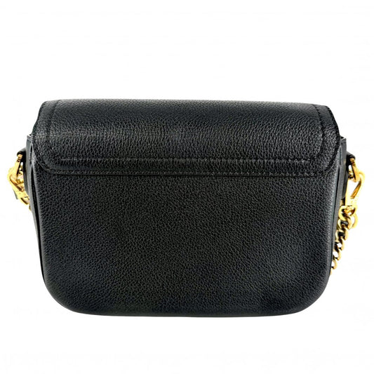 LOUIS VUITTON ルイヴィトン 2WAY ロックミーテンダー ハンドバッグ ショルダーバッグ LVターンロック M58557 レザー ブラック 黒 アイボリー ゴールド金具 レディース【中古品】