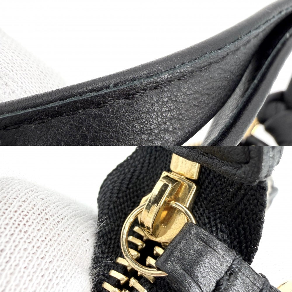 LOUIS VUITTON ルイヴィトン ハンドバッグ ミニバッグ モノグラムエクリプス スパンコール ミニポシェットアクセソワール M60125 ブラウン 茶 ブラック 黒 ゴールド金具 レディース【中古品】