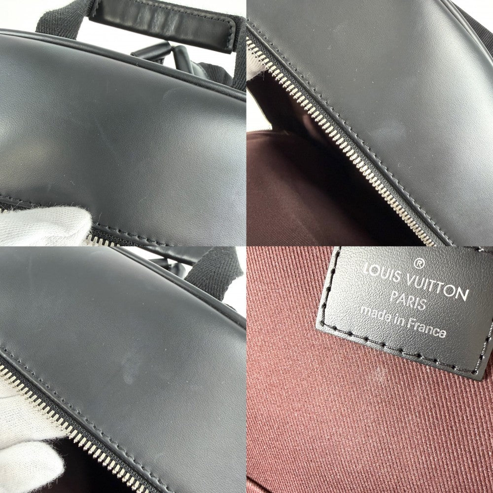 LOUIS VUITTON ルイヴィトン リュック ジョッシュNV バックパック M41530 モノグラムマカサー ブラウン 茶 ブラック 黒 シルバー金具 ユニセックス【中古品】