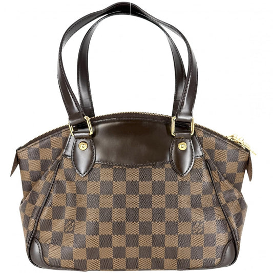 LOUIS VUITTON ルイヴィトン ハンドバッグ ヴェローナPM N41117 ダミエキャンバス ブラウン 茶 ゴールド金具 レディース【中古品】