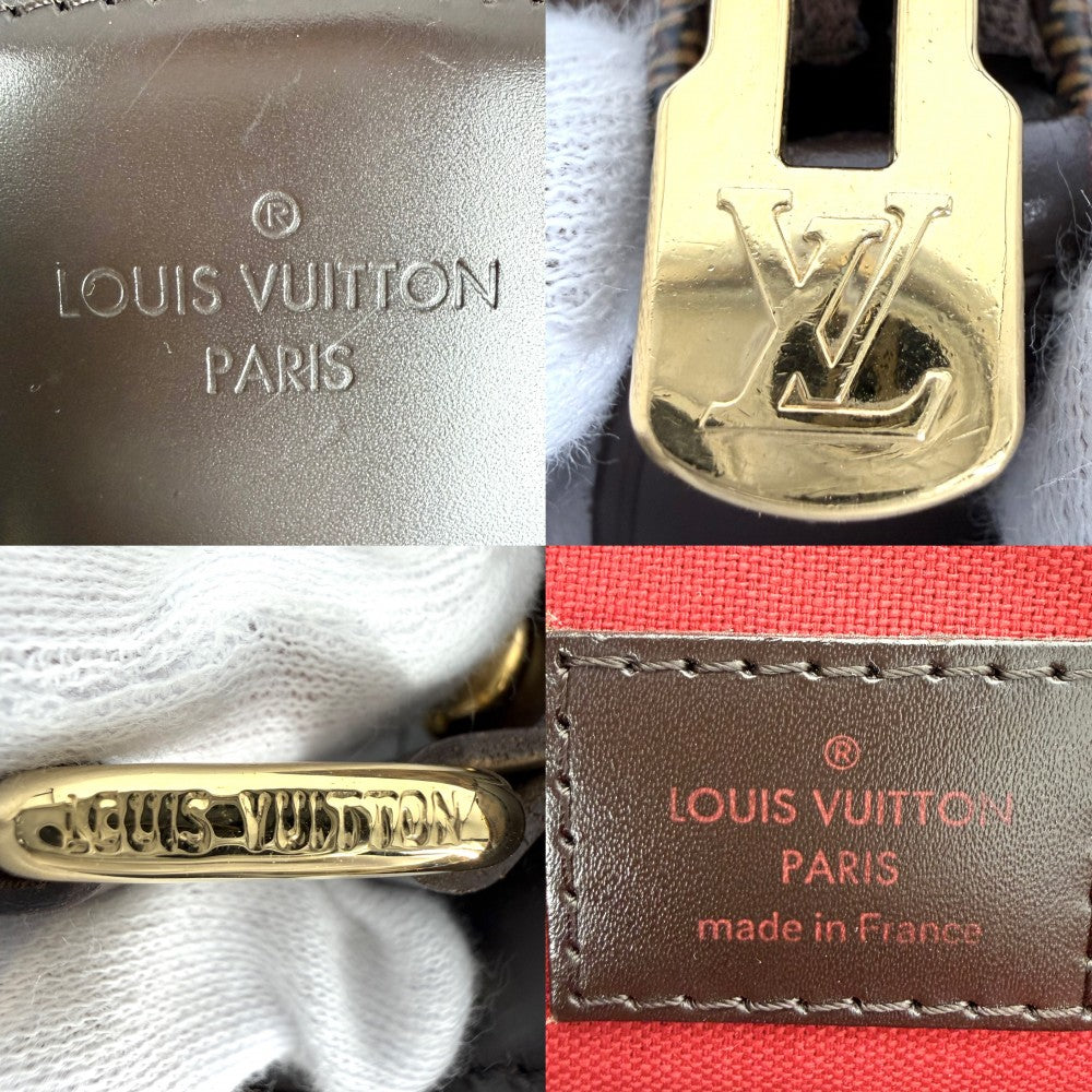LOUIS VUITTON ルイヴィトン ハンドバッグ ヴェローナPM N41117 ダミエキャンバス ブラウン 茶 ゴールド金具 レディース【中古品】