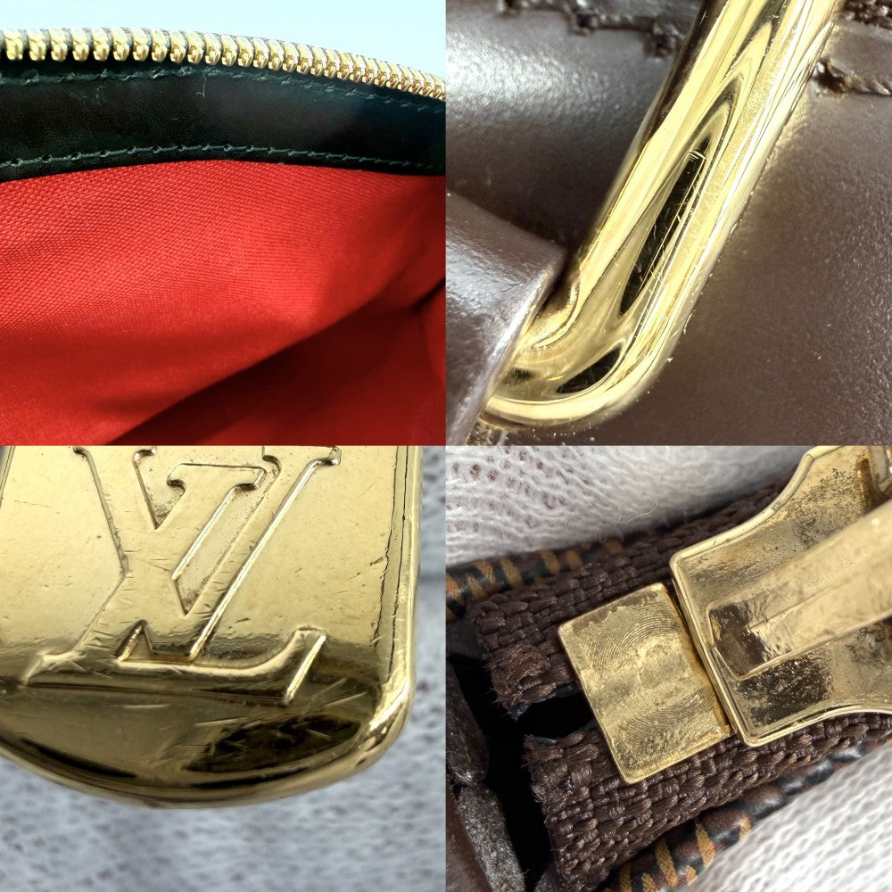 LOUIS VUITTON ルイヴィトン ハンドバッグ ヴェローナPM N41117 ダミエキャンバス ブラウン 茶 ゴールド金具 レディース【中古品】